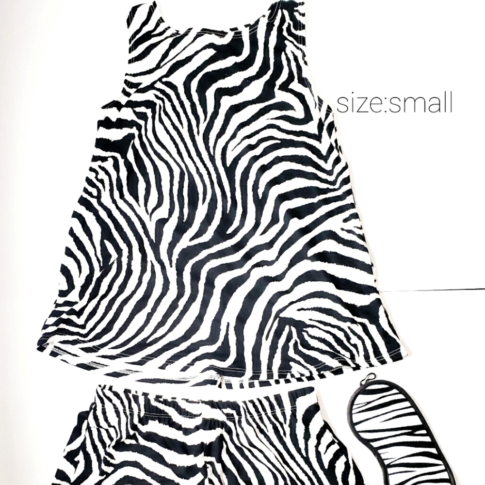 Pajamas Set, Tank Top & Shorts with free Eye Mask